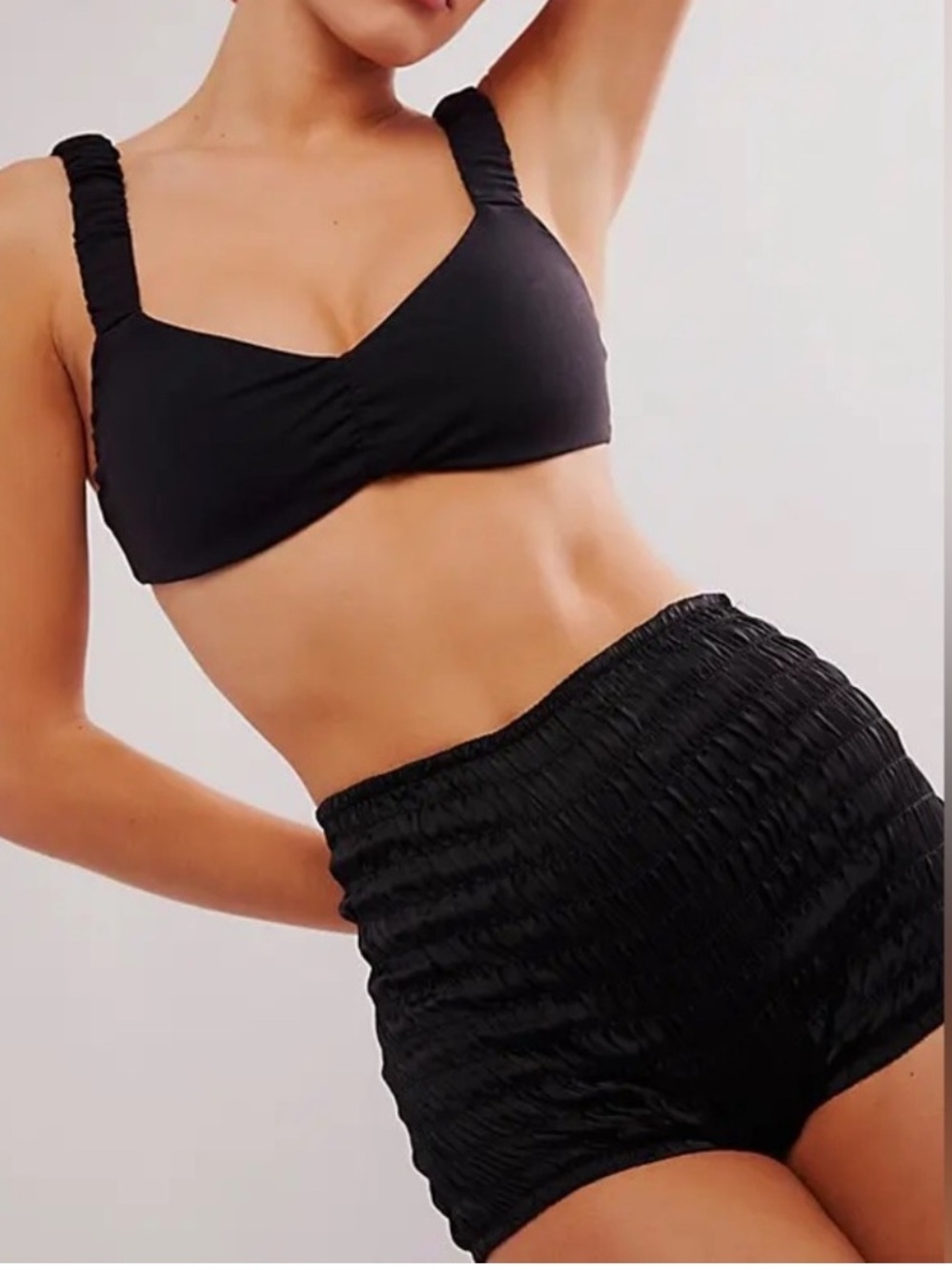 Free People Intimately Ruched Shorties size Small